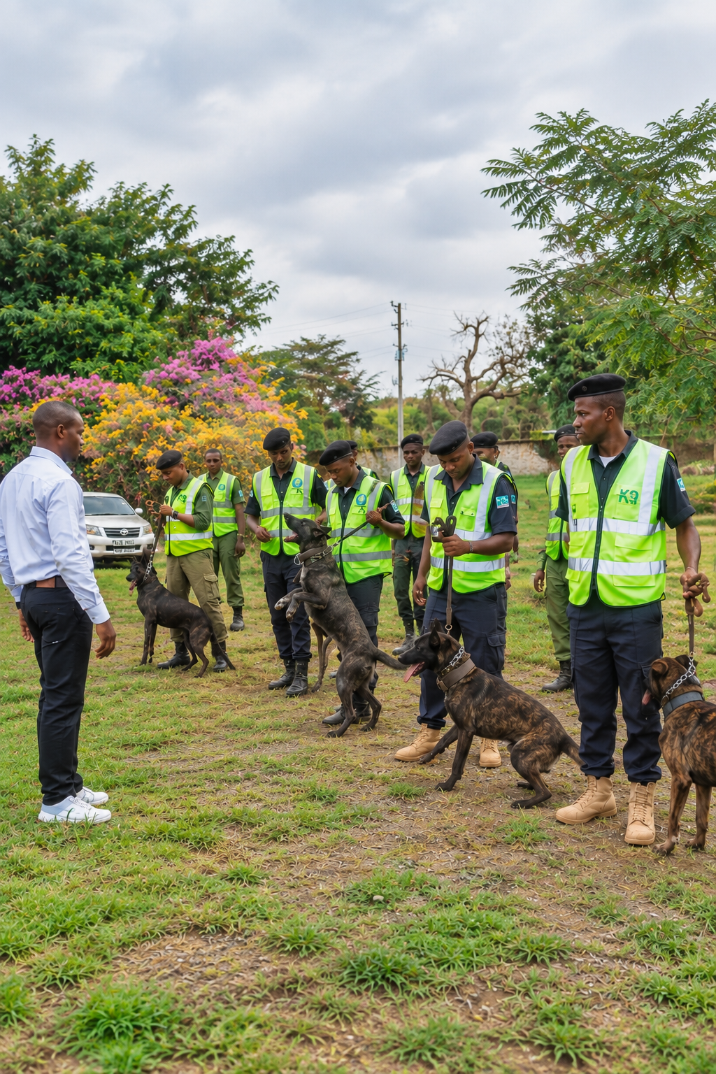 DreamPeak K9 security personnel and working dogs